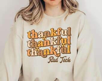 Thanksgiving Xray Tech Sweatshirt Rad Tech Thanksgiving Crewneck Thanksgiving Radiology Shirt Fall X-ray Tech Grad Tshirt Xray Student Gift