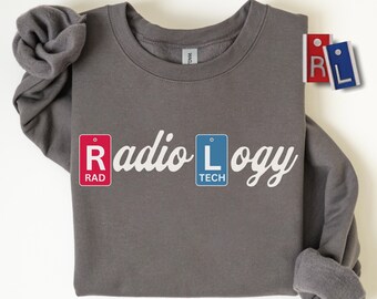 Radiology Sweatshirt X-ray Tech Crewneck Rad Tech Sweater Rad Tech Week Gift Radiology Department Tee X-ray Tech Student Rad Tech Graduation