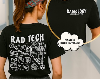 Personalized Xray Tech Shirt Radiologic Technologist Tee Radiology