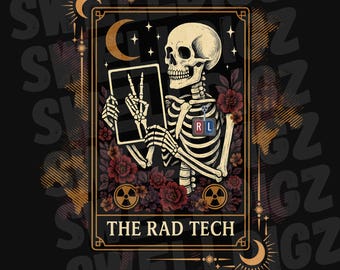 Halloween Rad Tech PNG Halloween Xray Tech PNG SVG-Datei Radiant Digital Download X-ray Technologe Clip Art Clipart für Shirt Crafts
