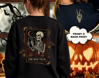 Halloween Rad Tech Sweatshirt Xray Tech Halloween Sweater Spooky Radiology Crewneck Radiologic Technologist Gift Radiology Group Shirt
