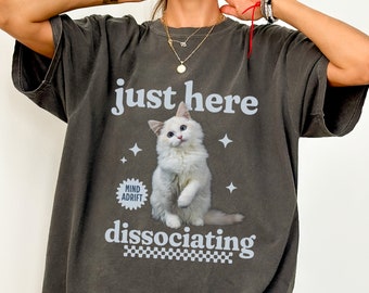 Lustiges Genz Meme Shirt Mental Breakdown Geschenk Angst Depressiv Geschenk Angst Meditative Angst Geschenk für Tochter Y2k Weirdcore ADHS Life Tee