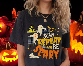 Halloween MRI Shirt MRI Tech Halloween T Shirt MRI Tech Gift Radiology T-Shirt Mri Technologist T-shirt Magnetic Resonance Imaging Tshirt