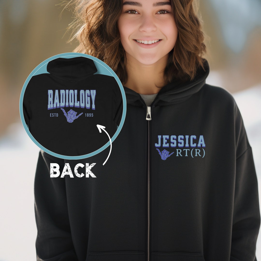 Personalized Radiology Jacket Xray Tech Jacket Rad Tech Week Gift