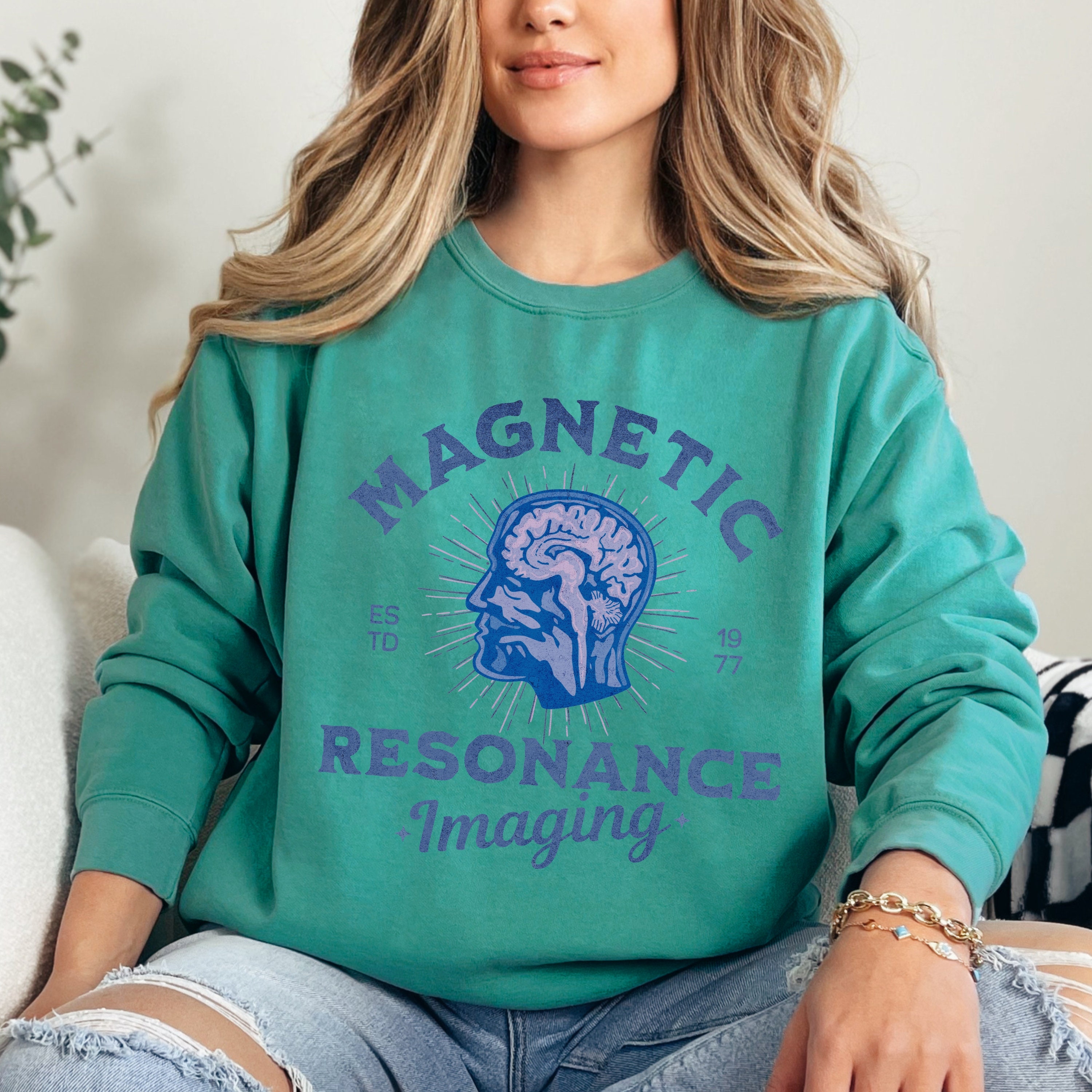Mri Merch MRI Comfort Colors Sweater MRI Tech Sweatshirt Mri Tech Gifts Mri Shirt ...