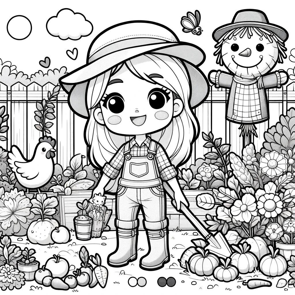105 Themed Coloring Pages for Girls - Etsy