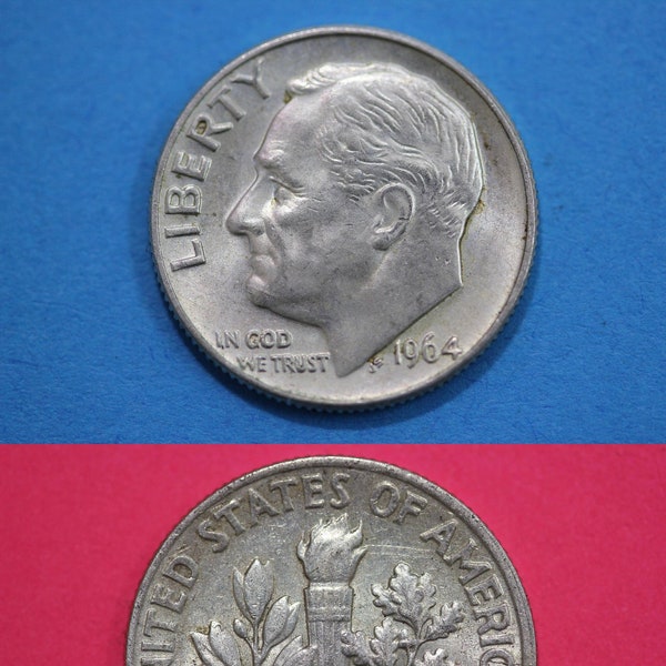 10 Silver Roosevelt Dimes Junk Silver Coins Legible Dates NO Slicks or Major Damage 90 Percent Silver