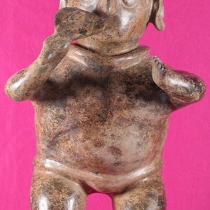 Ex Museum President Authentic Pre Columbian Artifact Giant Colima Dancer COA T06