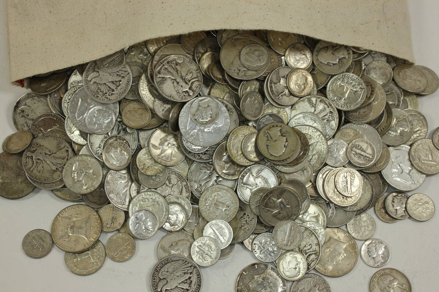 1 Standard Ounce Junk Silver U.S. Coins 28.35 grams About 1.15 Etsy
