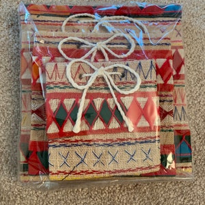 Handmade Fabric Saa Paper Notebooks Gift Set Decorative Paper Scrapbook Journal Mulberry paper