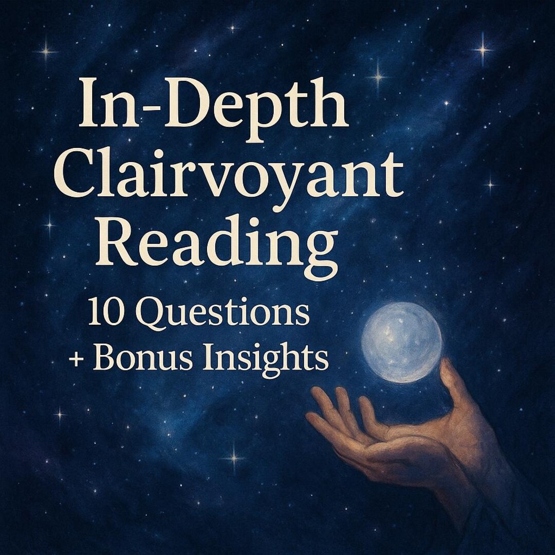 In-depth Clairvoyant Reading | 10 Questions + Bonus Insights | Psychic ...