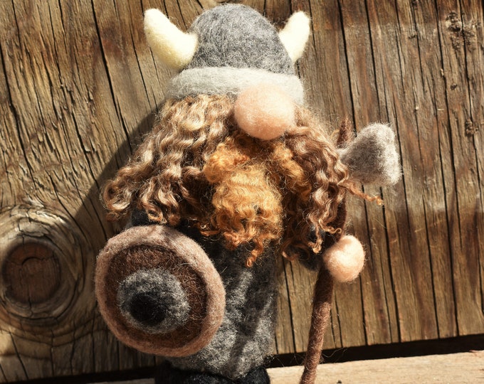 Needle Felted Viking Lars the Lean Viking Ornament Norse Etsy