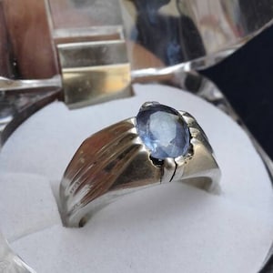 Natural Ceylon Sapphire Sterling 925 silver ring