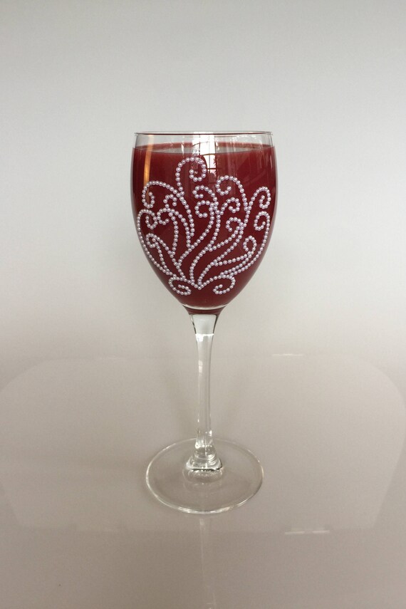 Wine Glass Small Unique Decorative Handmade Two Sided Etsy