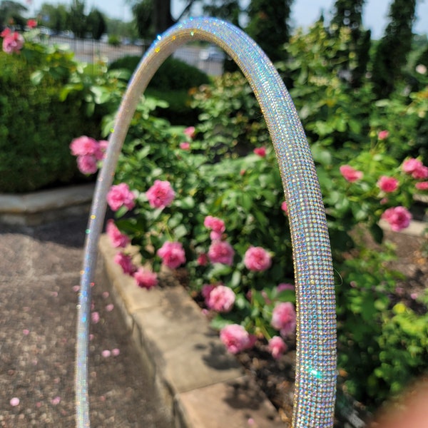 Rich Bitch Hoop | Sparkle Hoop | Rhinestone Hoop