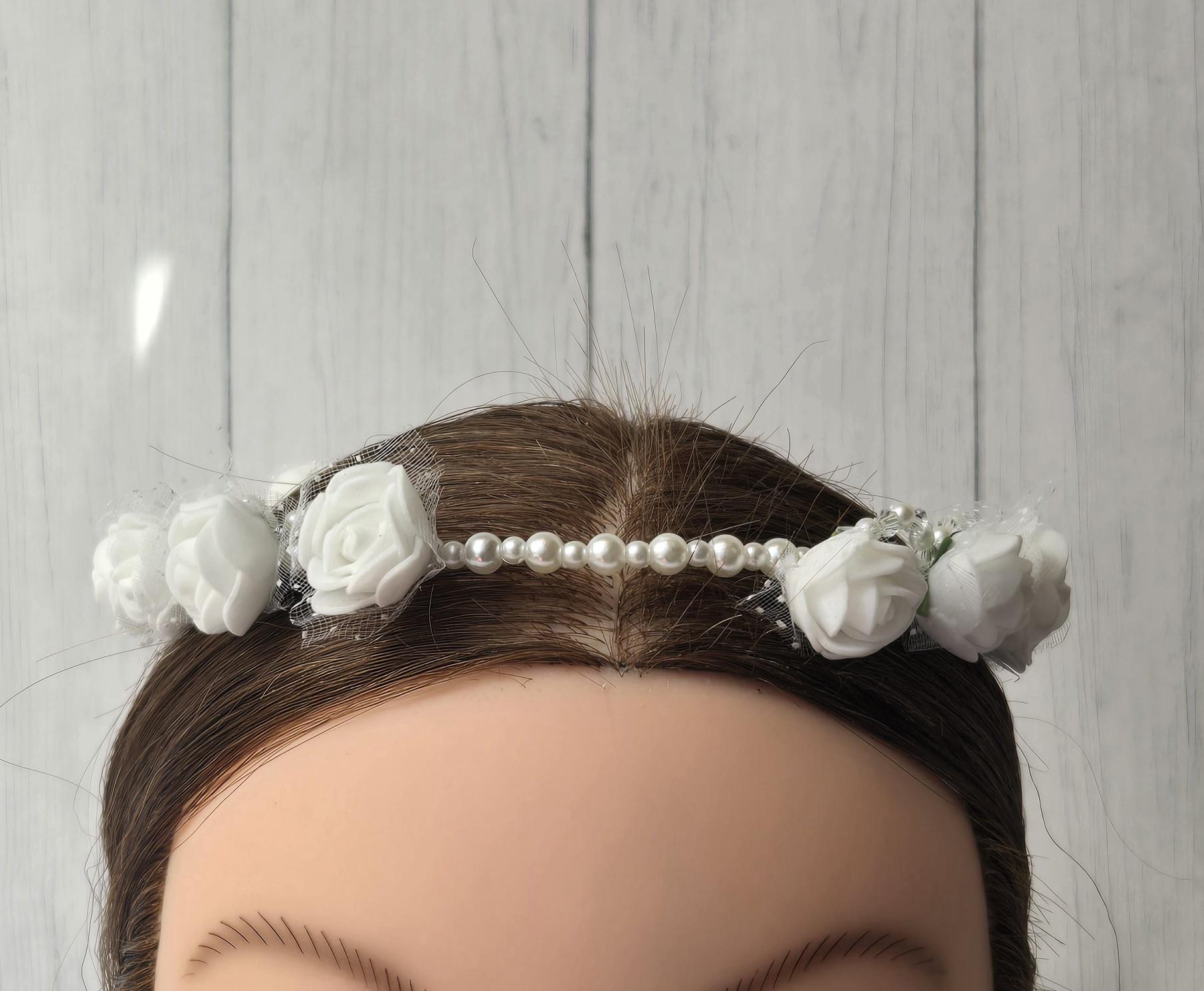 NWT Gisselle Wedding Tiara Rhinestone Headpiece White Veil H314 giselle bridal headpiece bridals wedding | Mercari main image 2