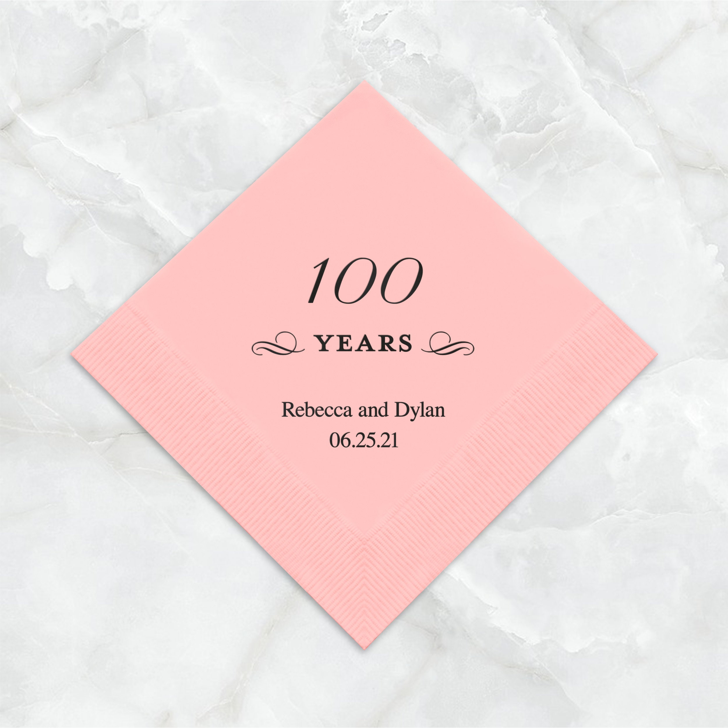 Party Decorations 100 Custom Printed 50 Years Anniversary Napkins