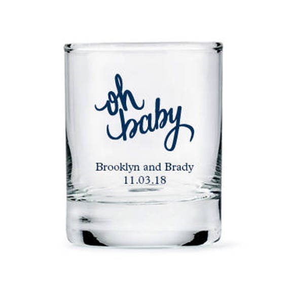 baby shower shot glass favors