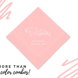 Servietten „Wunder Auf Rosa“ – 20 Stück, 33x33 Cm – Für Geburt, Taufe, Mädchen-Party & Deko