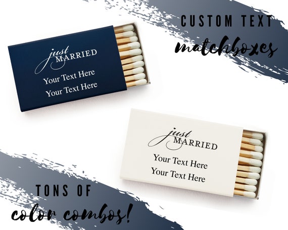 Gold Foil Wedding Matches, Custom Monogrammed Matchbox, Personalized  Wedding Matchbox, Sparkler Send off Matches, Wedding Day Matchbox Favor -   Israel