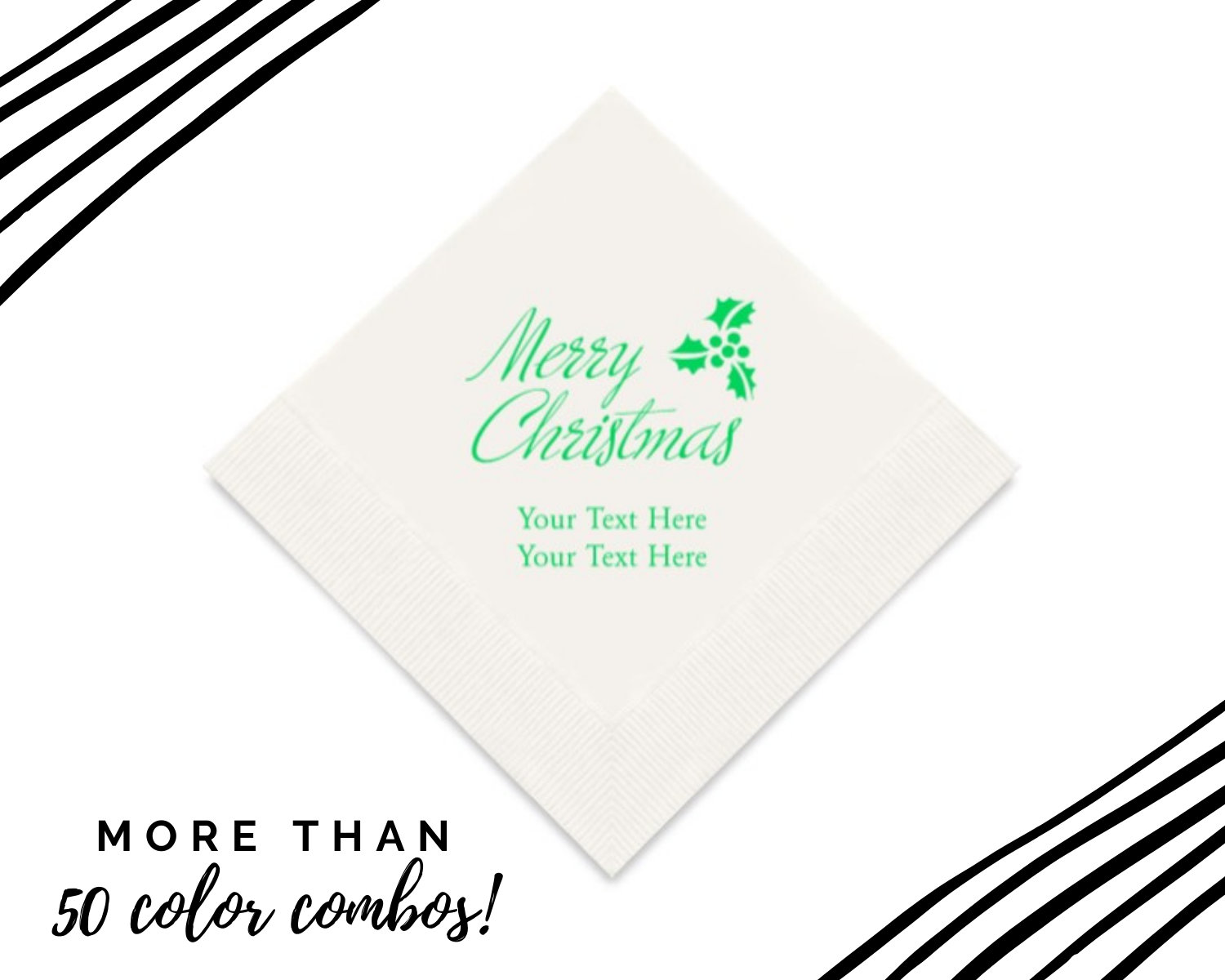 Christmas Paper Dinner Napkins
