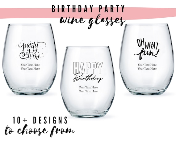 Custom Cute Quotes and Sayings Stemless Wine Glass - Engraved