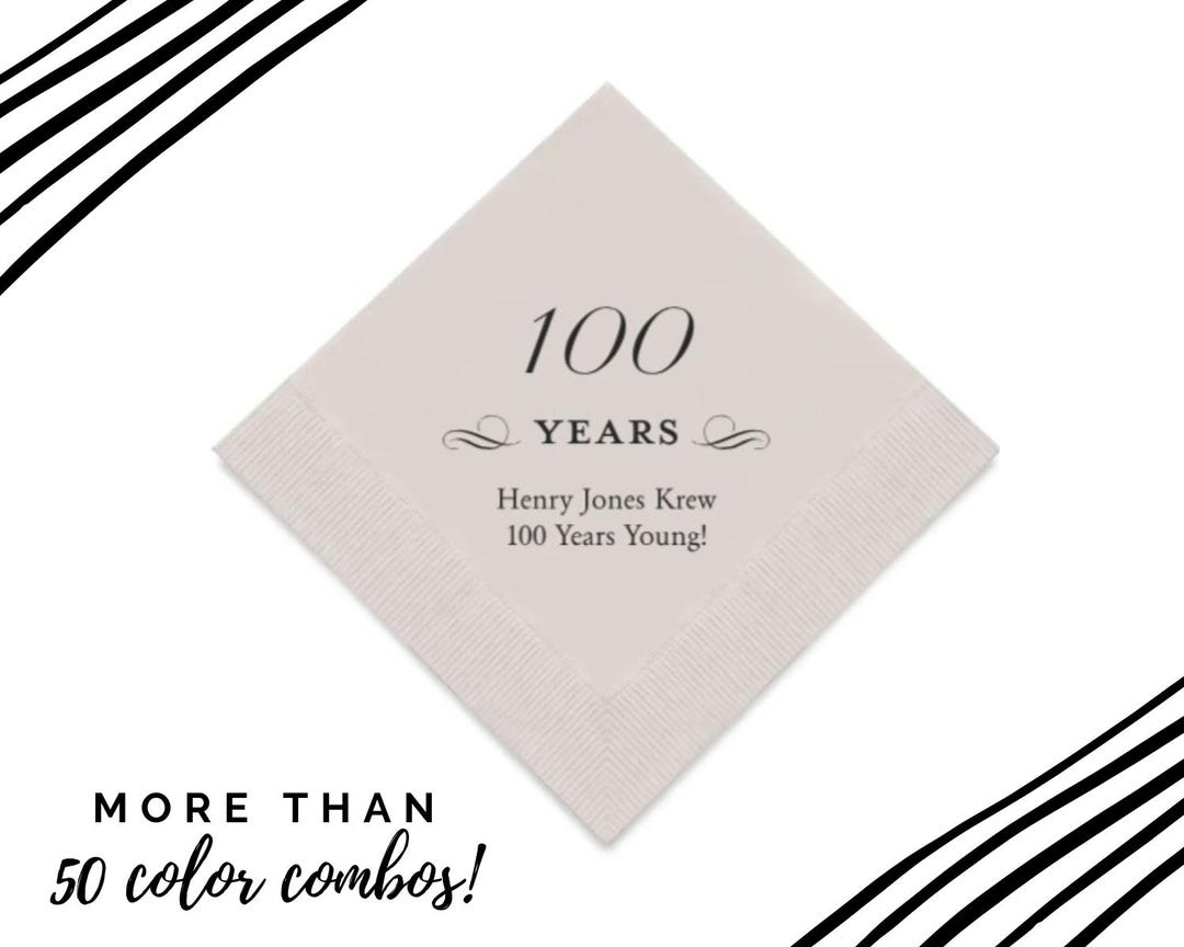 100-years-custom-printed-paper-napkins-100th-birthday-napkins-100th