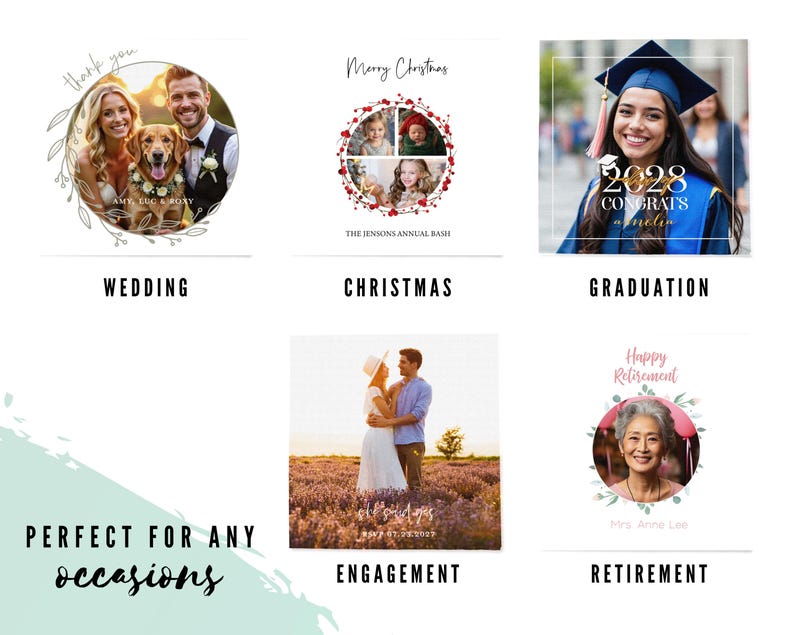 Perfect For Any Occasions - Wedding - Christmas - Graduation - Engagement - Retirement
