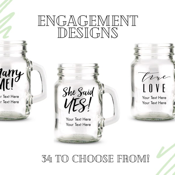 Mason Jar Glasses Etsy