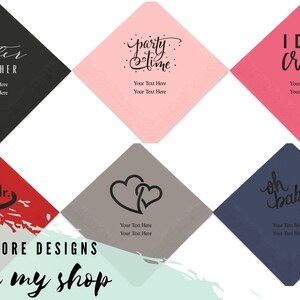 I Do Custom Printed Wedding Napkins 50 Pack Paper Wedding Napkins Personalized Napkins Engagement Party Napkins Wedding Reception image 9