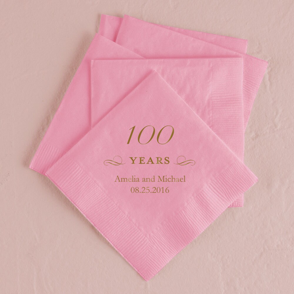 100 servilletas de cumpleaños número 30, decoración de servilletas So Happy  Im Thirty para mujeres y hombres, servilletas de cóctel negras y doradas