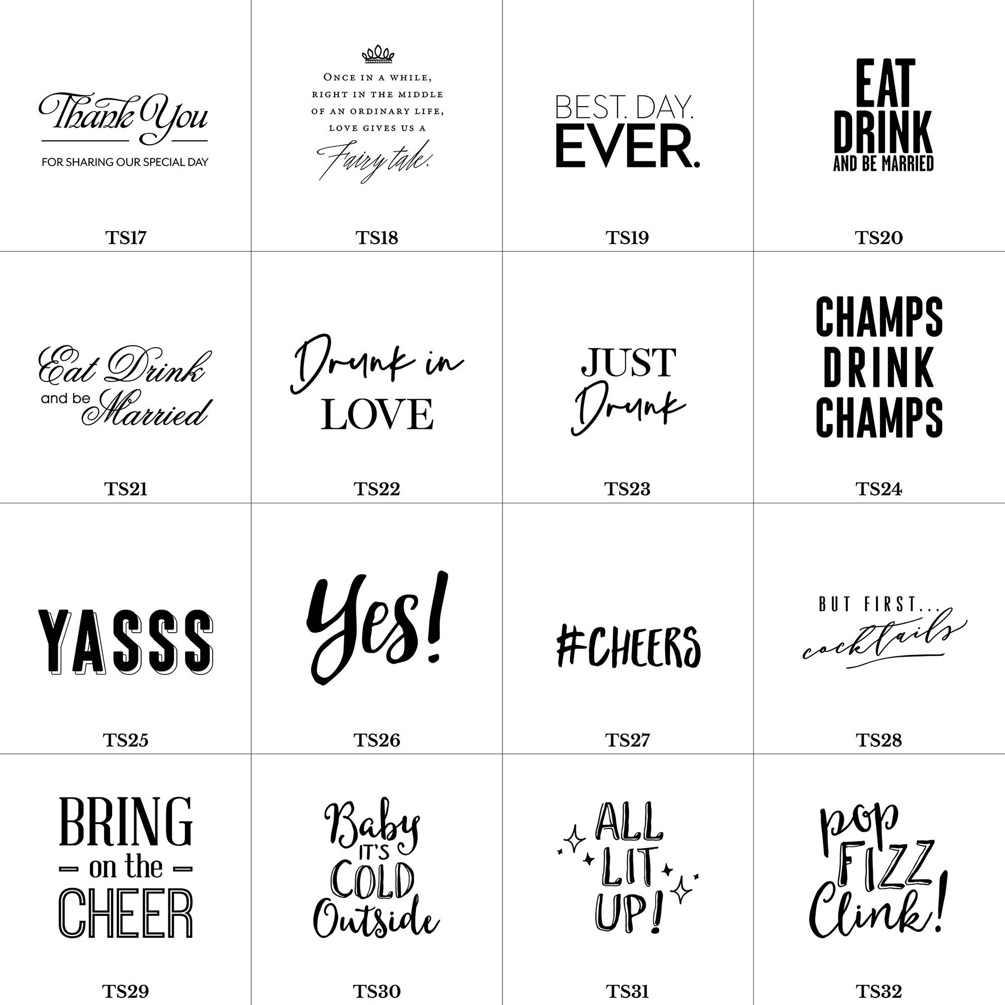 Custom Party Shot Glasses 57 Designs to Choose From Etsy Canada