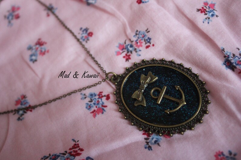 Sailor cameo necklace