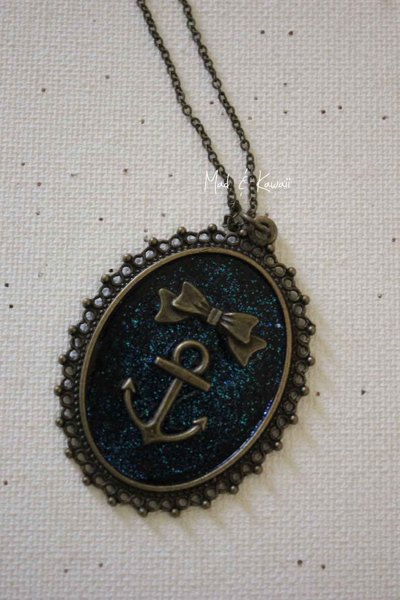 Sailor cameo necklace