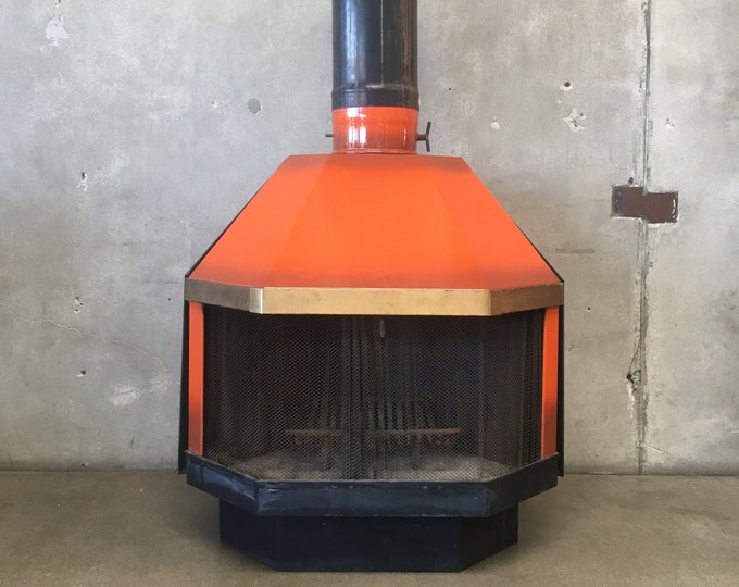 Vintage Malm Fireplace With Screen 35ZZ95 Email for a Shipping Quote