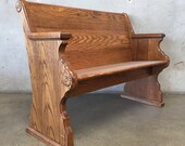Antique Church Pew (5RTXCK)
