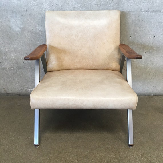 Vintage Royal Metal Manufacturing Industrial Lounge Chair RWF2BA 