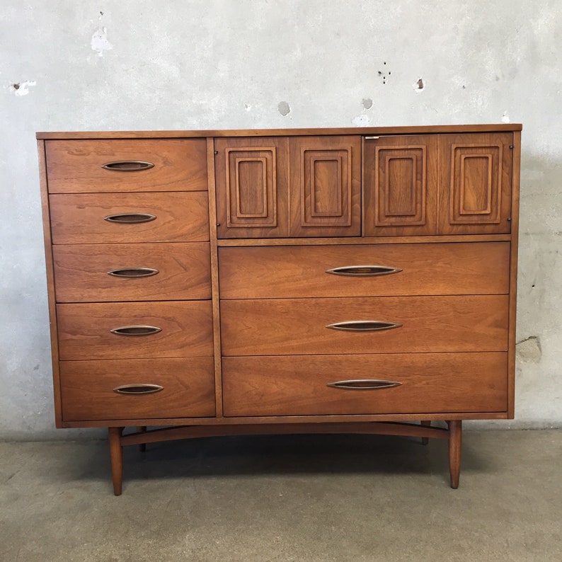 Vintage Mid Century Broyhill Sculptra Dresser Cfe47r Etsy