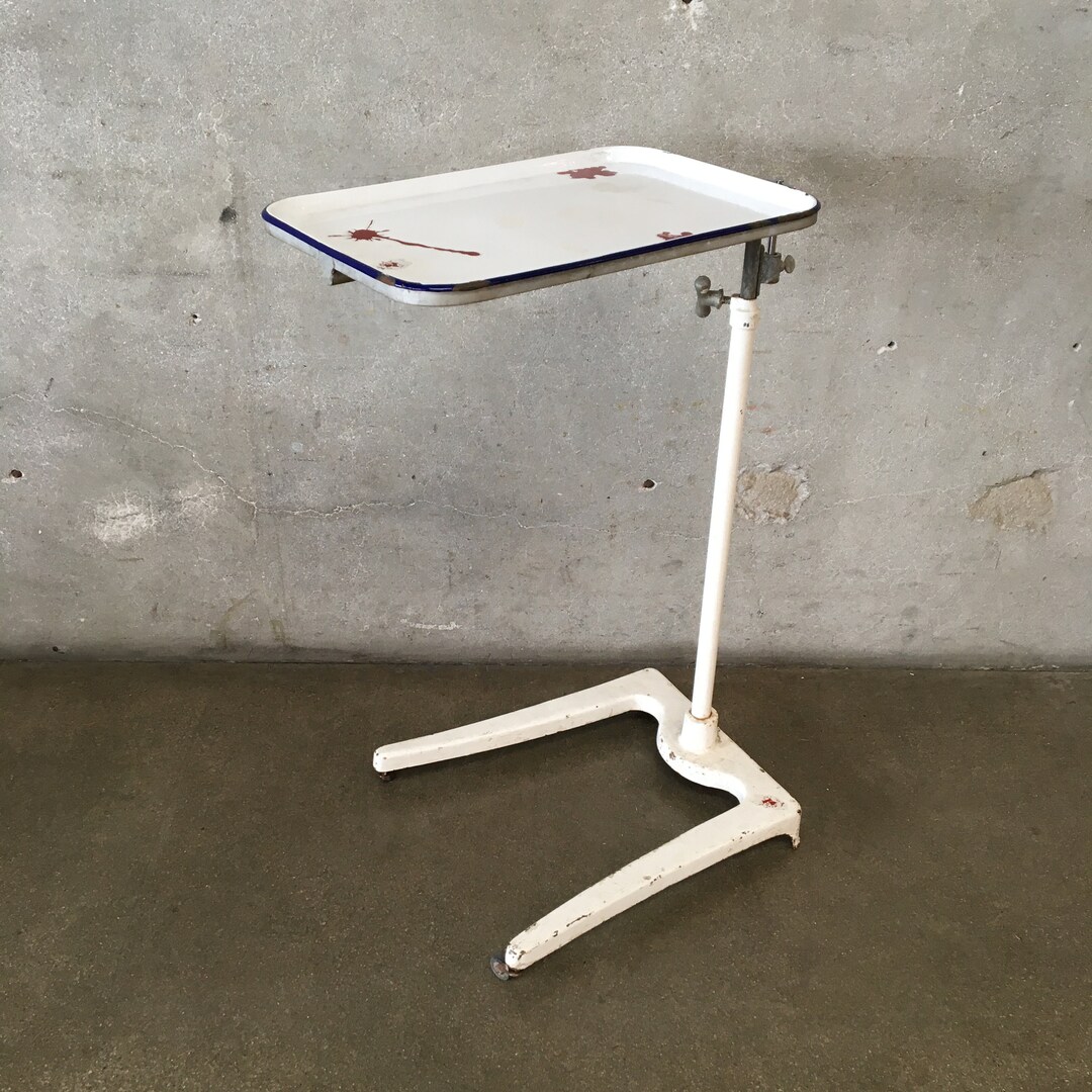 Antique Rolling Surgical Tray & Stand 6ELXHE Please Email Us Etsy