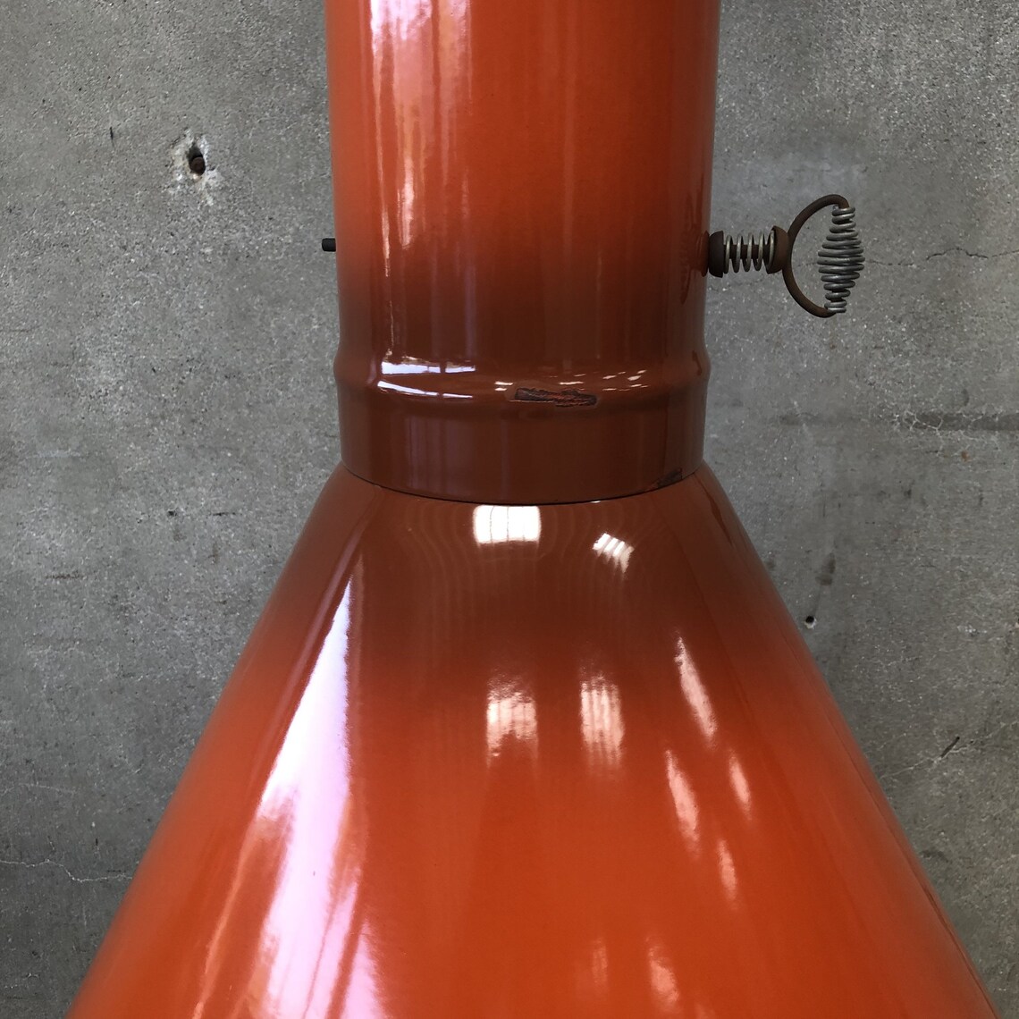 Vintage mediados del siglo moderno naranja acabado Malm Lancer | Etsy