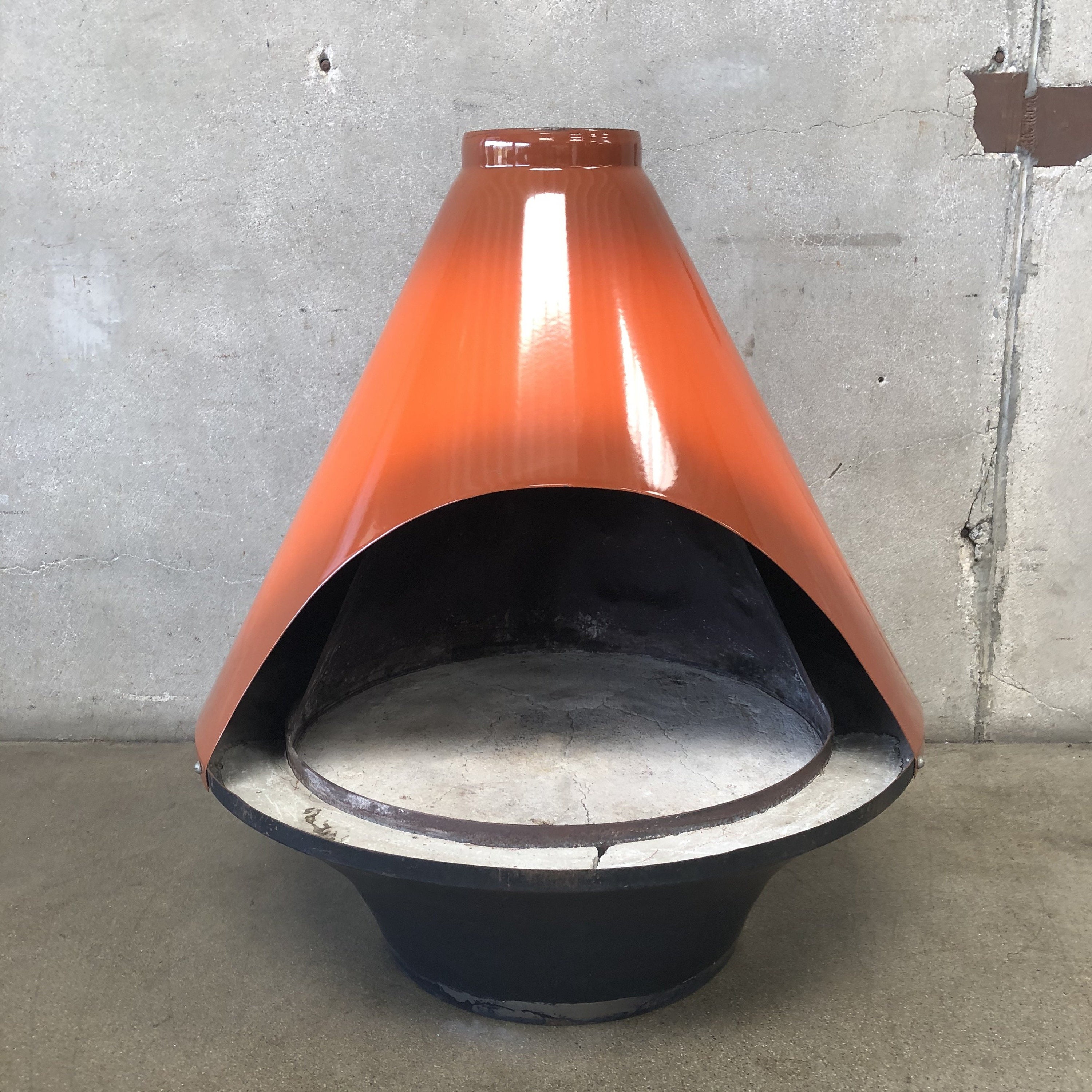 Vintage mediados del siglo moderno naranja acabado Malm Lancer | Etsy