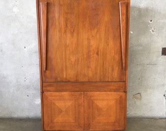 1960's Vintage Mid Century Bar Cabinet by John Keal for Brown Saltman (KZVKEA) ***See Listing Details For Info On Shipping***