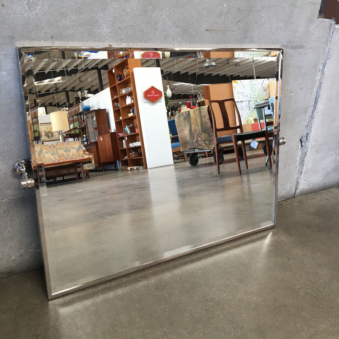 RH Traditional Pivoting Mirror in Polished Chrome U6Z9BR Etsy