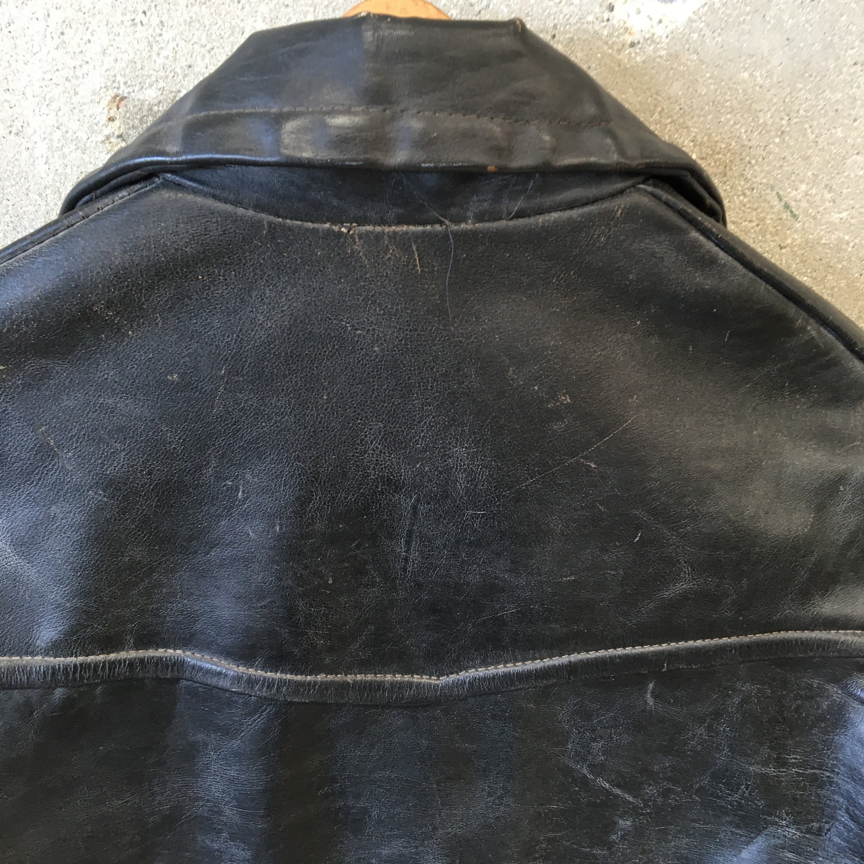 Harley-Davidson 1960s Leather Jacket, Serval Zipper, White