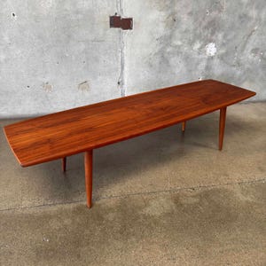 Danish Teak Surfboard Coffee Table (SF9RYG) ***ASK for SHIPPING QUOTE***
