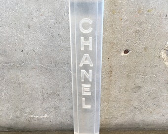 Vintage Lucite Chanel Department Store Display (HBTX8S) ***See Listing Details For Info On Shipping***