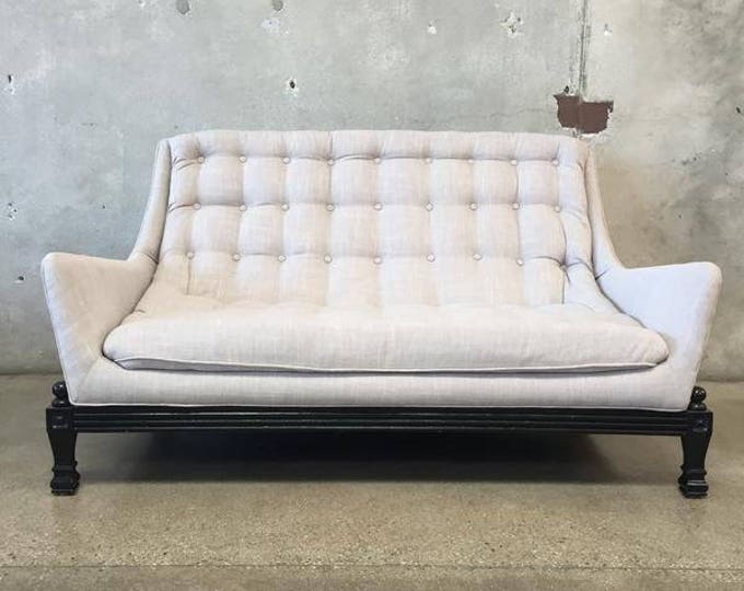 Vintage Tufted Loveseat CR4H5U Etsy