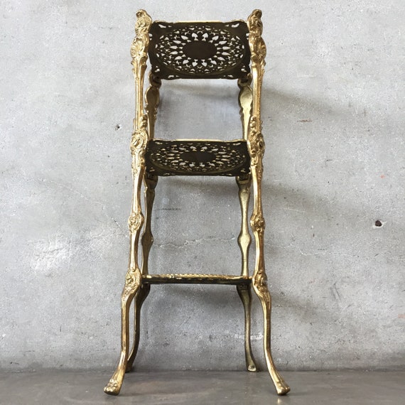 Vintage Brass Etagere Ynurwb Etsy