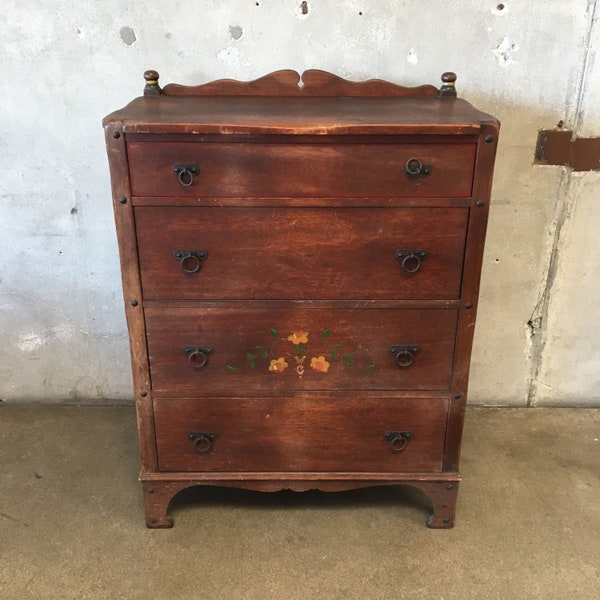 Monterey Style Mahogany Dresser (ACLAHQ) ***See Listing Details For Info On Shipping***