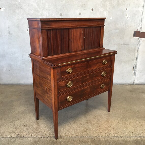 Hepplewhite Secretary Desk 7HFGYW see Listing Details for Info on